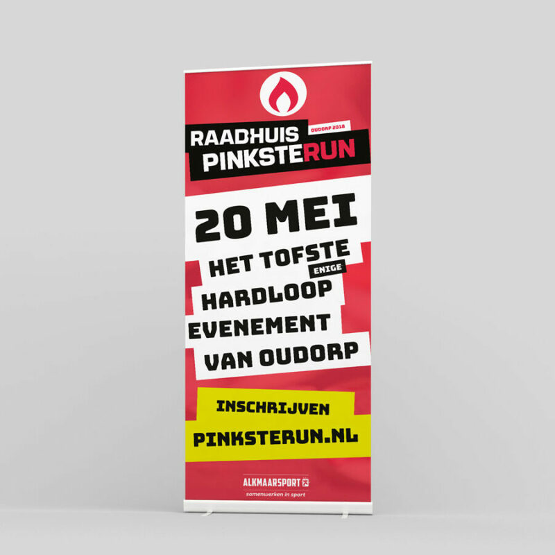 Rollup banner Raadhuis Pinksterun